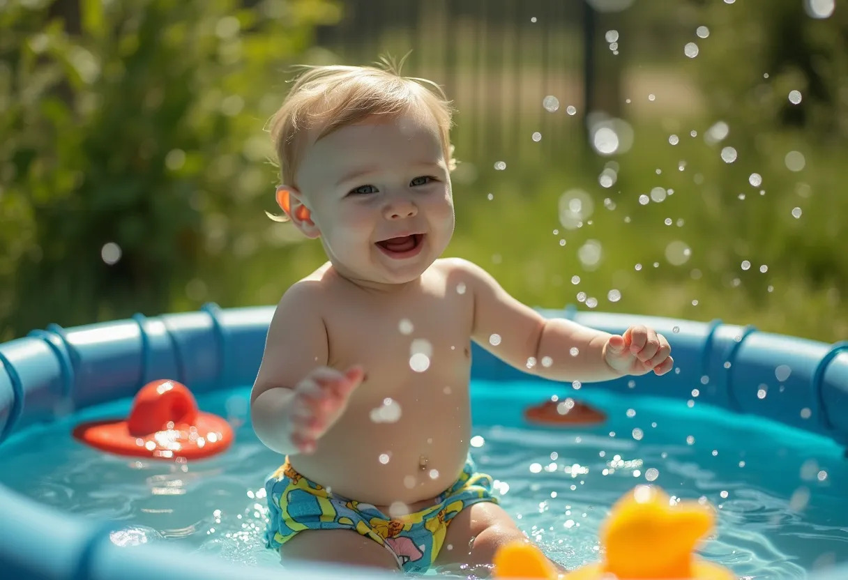 bébé piscine